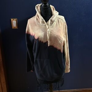 Tie-dye hoodie sweatshirt